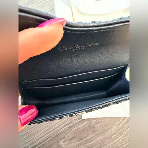 Dior Saddle Bloom Card Holder - Picture 5 of 8